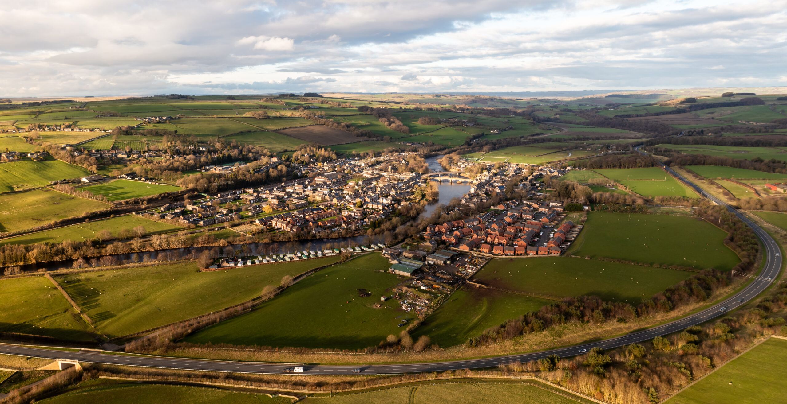 northumberland-countryside-aerial-village-view